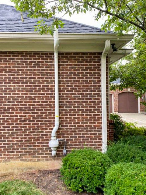 Exterior View of Radon Mitigation System